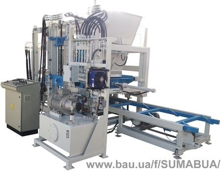 Вибропресс для производства тротуарной плитки, бордюров SUMAB R-400